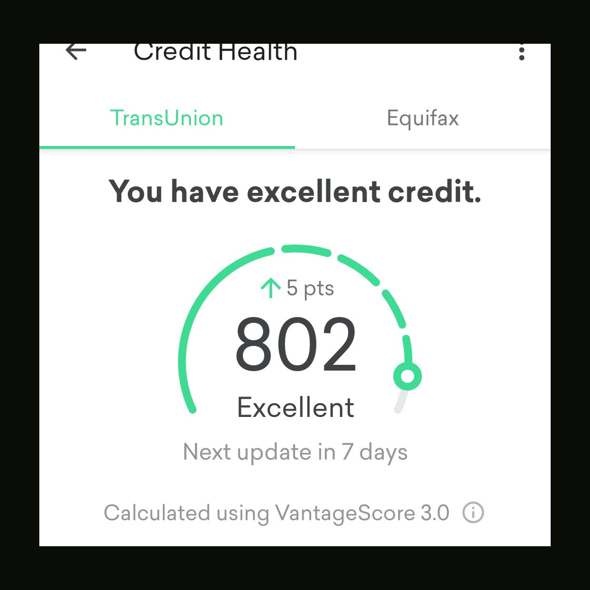 C2C customer credit result