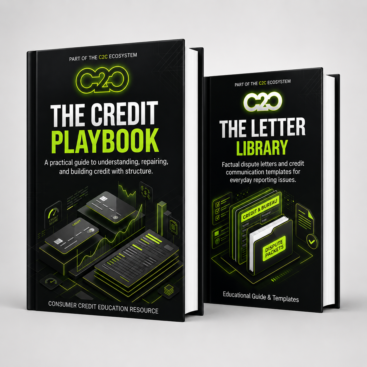 The Credit Playbook and The Letter Library — C2C credit education bundle
